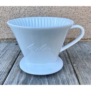 Melitta 1-Cup Pour Over Porcelain Coffee Filter (B0264)